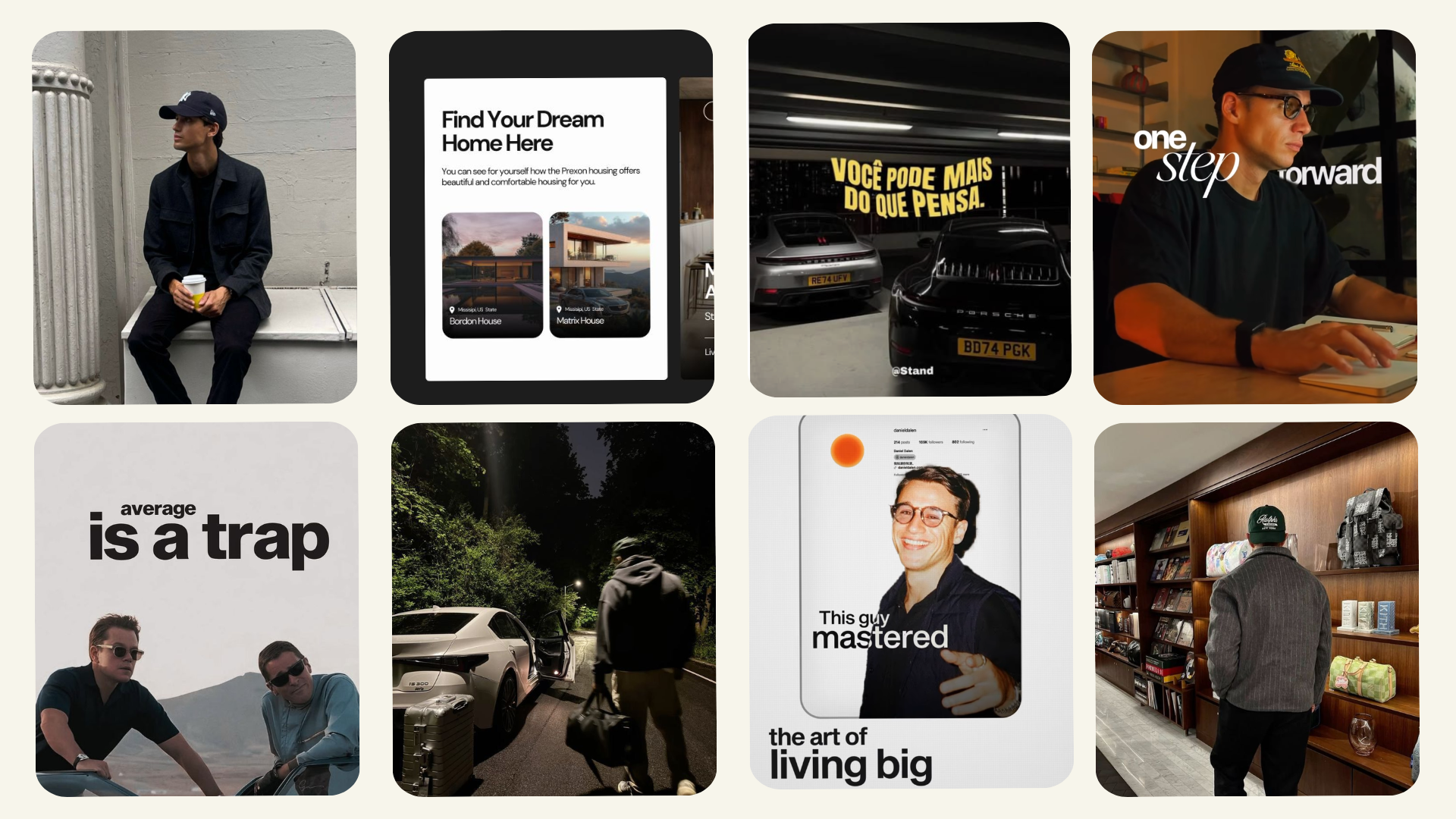 Mood Board Visual Mateus Moreira